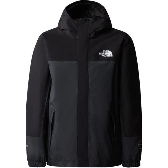 The North Face Boys Antora Rain Asphalt Grey Dryvent Jacket Size L 12 NWT - Picture 1 of 12